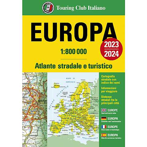 Atlante stradale d'Europa 1:800 000