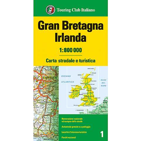 Gran Bretagna Irlanda 1:800.000