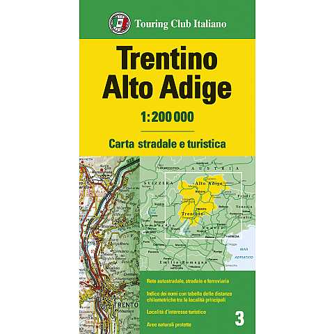 Trentino Alto Adige 1:200 000
